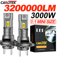 H7 H4 H1 H3 LED Headlight Bulb Mini Wireless 3000W 3200000LM 6000K CSP Car Headlamp Auto Diode Lamps Turbo Led 12V Automobile
