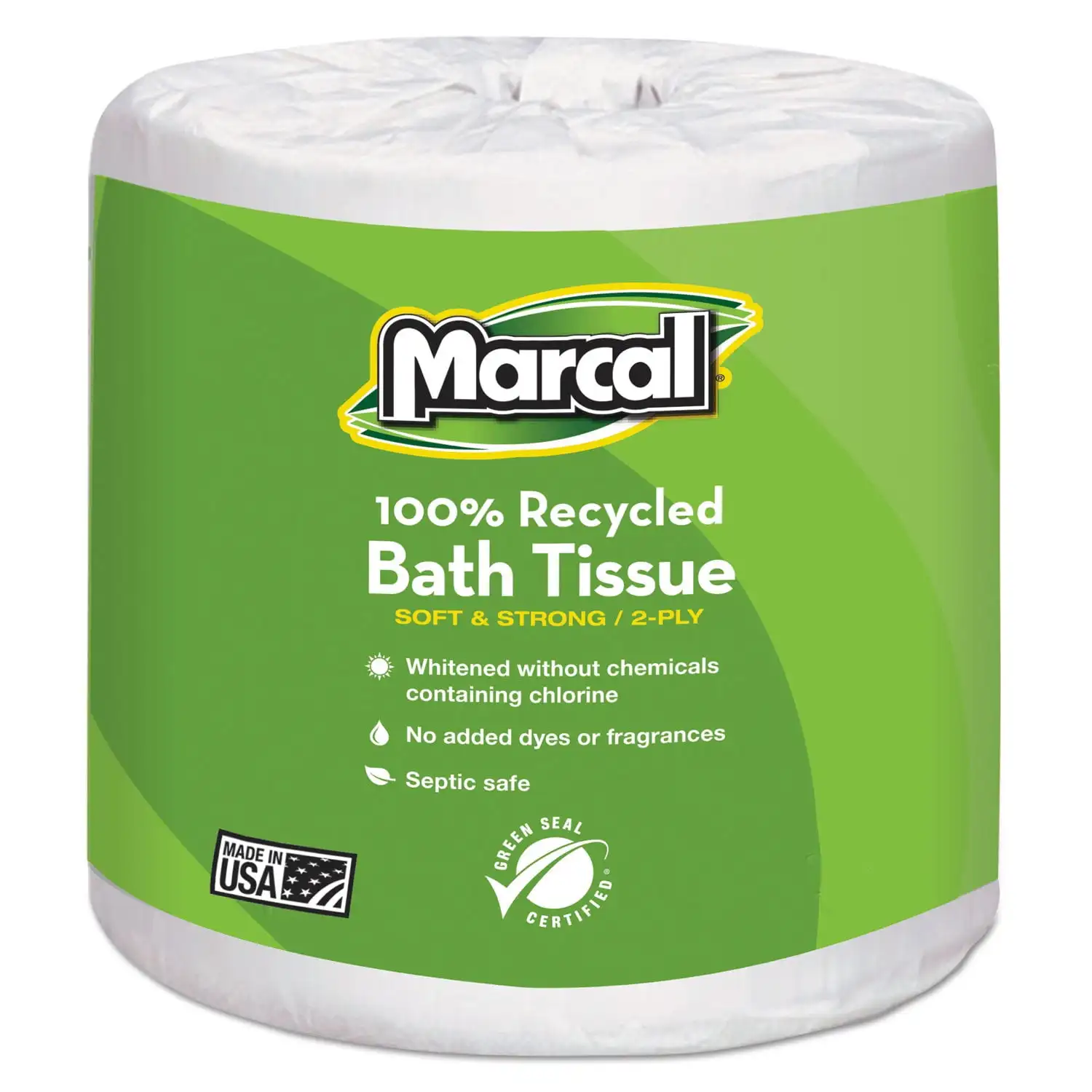 

Small Steps 6079 100% Premium Recycled 2-Ply Embossed Toilet Tissue, 48 Rolls/Carton