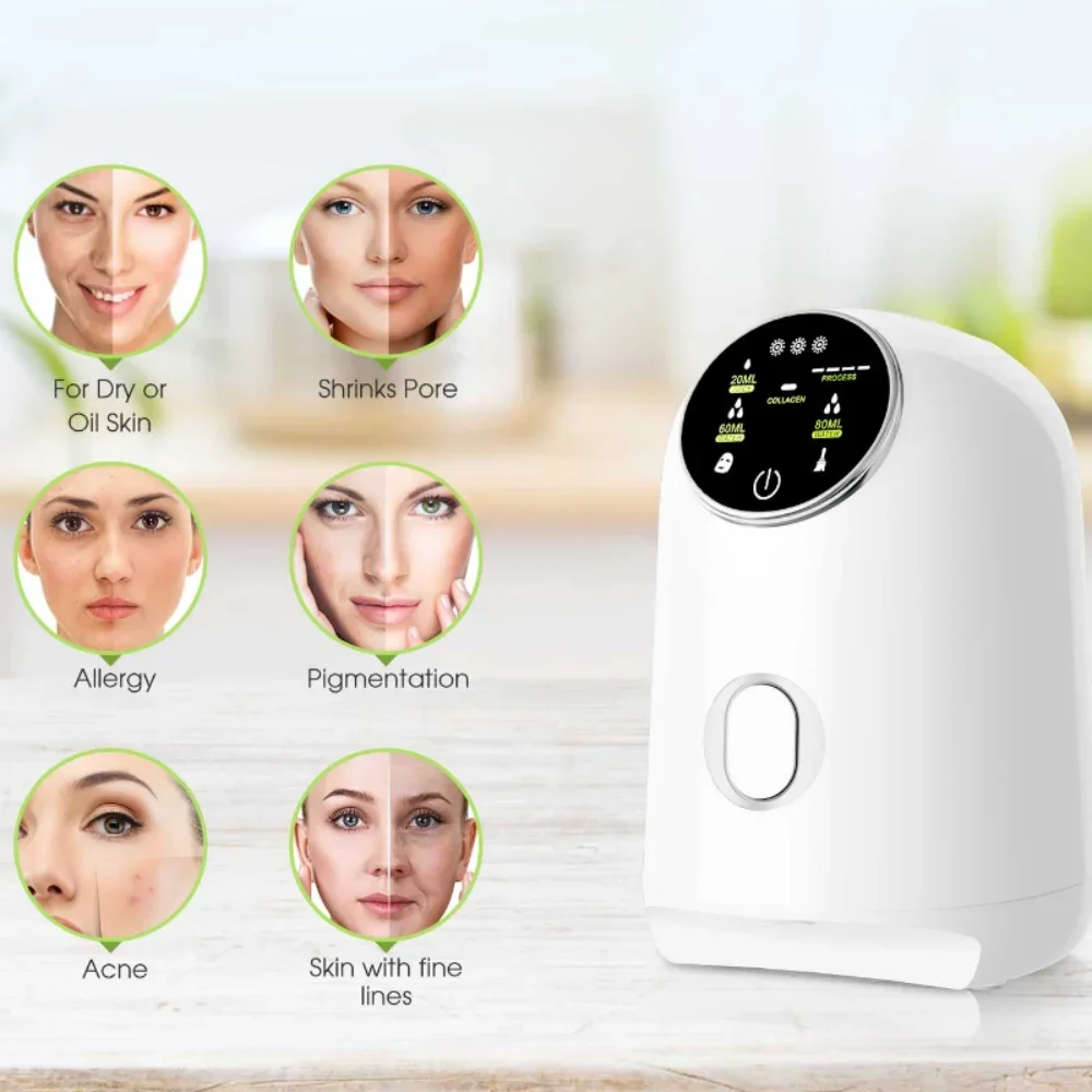 Máquina automática para hacer mascarillas, tratamiento de acné, hidratación, colágeno antienvejecimiento, belleza Facial, bricolaje, fruta, verdura, cuidado de la piel, nuevo