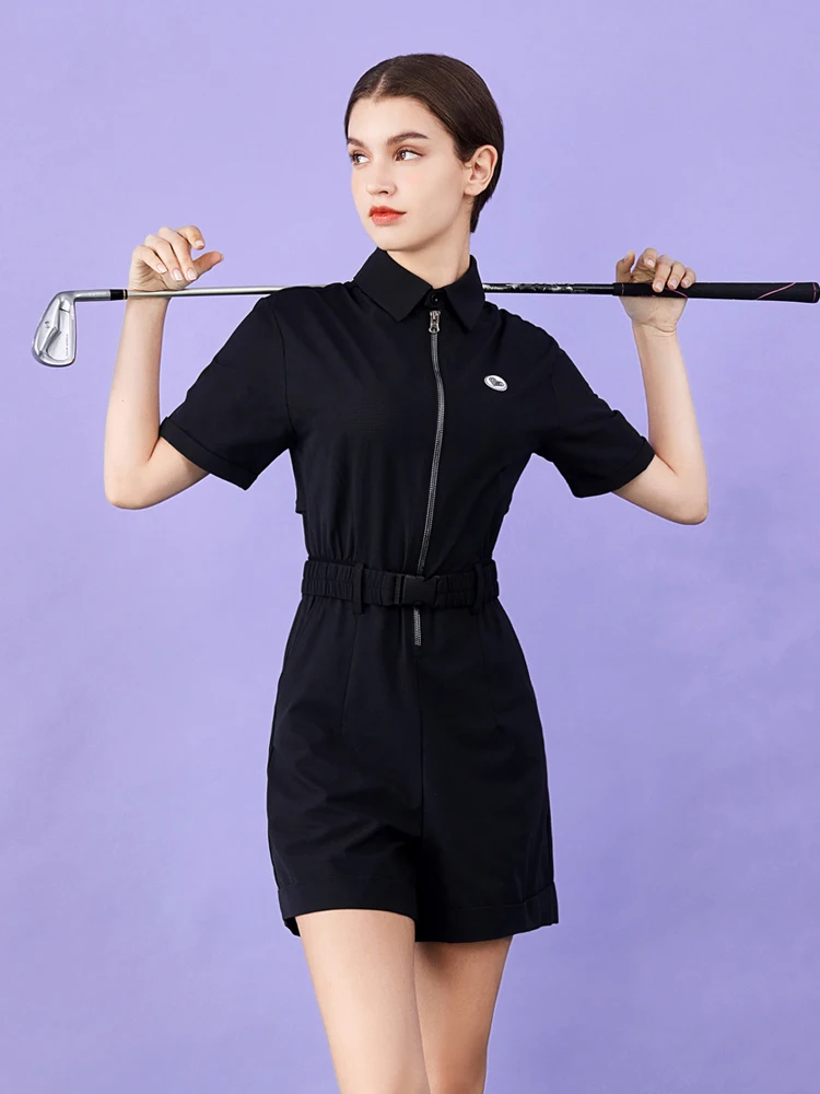 New Golf Skirt Jumpsuit Women's Summer High-end Clothing Slim Fashion Suit Quick-drying Lady's Breathable Jumpsuit Pants