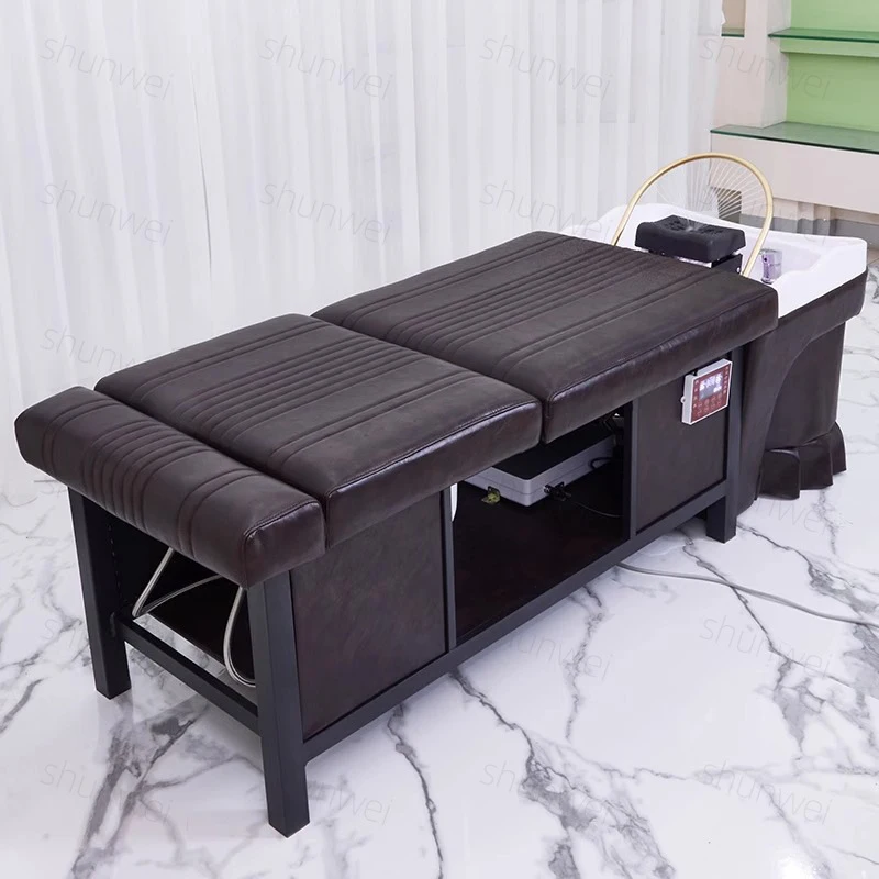 Iron Art Thai-Style Salons, Fully Reclining Shampoo Bed Barbershops, Popular In Online Stores And Hair