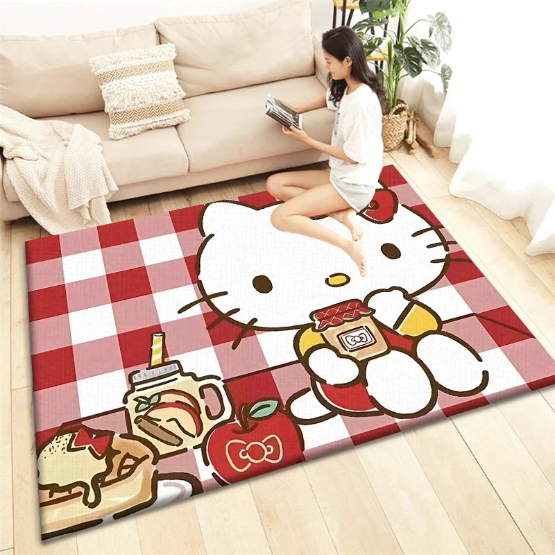 Hello Kitty Carpet, Living room Bedroom floor mat Kitchen mat Bedroom Mat,bedroom decor birthday gift Yoga mat ,bedroom ,rug