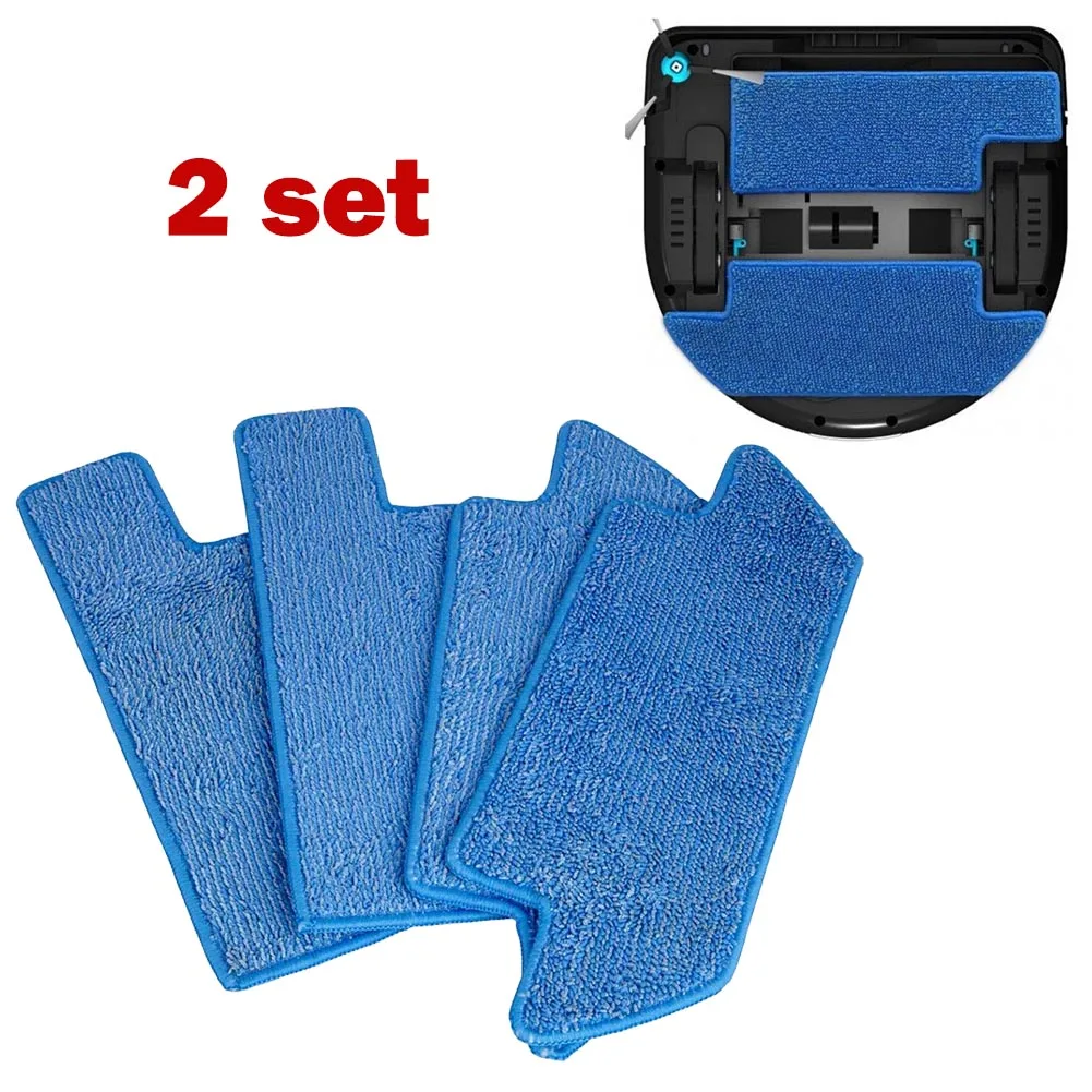 2Set Mop Cloth For Hobot Legee 667 668 669 Robot Vacuum Cleaners Floor Carpet Cleaning Cloth Pad Household Sweeping Tools Parts