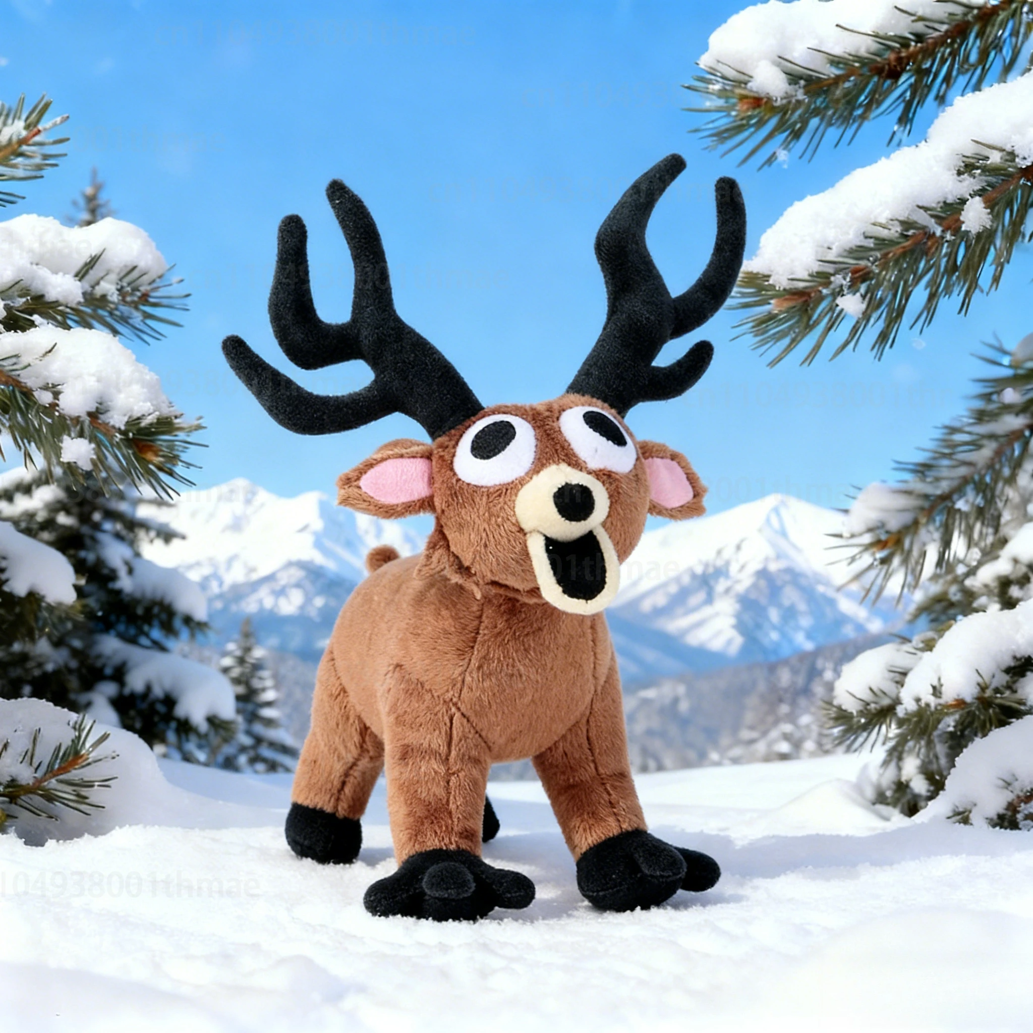 Peluche cerf 99 nuits dans la forêt, poupée en peluche mignonne 38CM, jouet Animal Anime pour cadeaux d'anniversaire et d'halloween, périphérique Anime, nouvelle collection