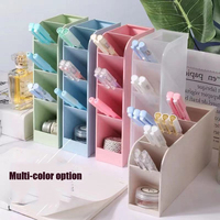 Creative Pen case Holder  Oblique InsertStudent Desktop Pen Bucket Storage Box Stationery Organizer Office Storage Organizer