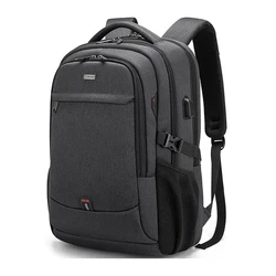 Sac à dos d'affaires de degré d'eau chaude pour hommes, grande capacité, sacs Oxford pour voyage, sacs à dos pour ordinateur portable, port USB, 15.6 pouces