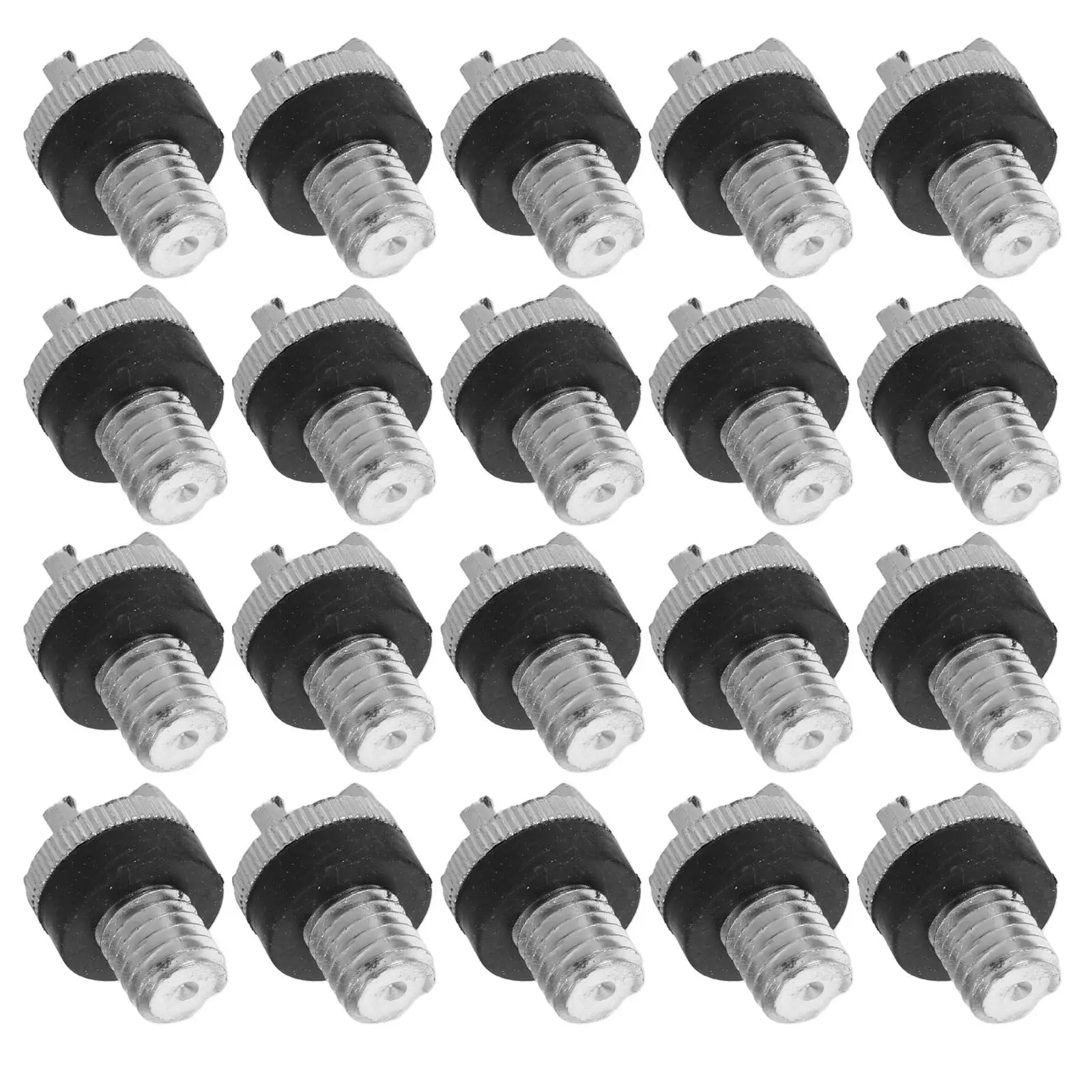 20Pcs Drum Vent Screw Cap Aluminum Oil Barrel Vent Fitting Pressure Balancing Industrial Oil Drum Seal Valve Outdoor Commercial