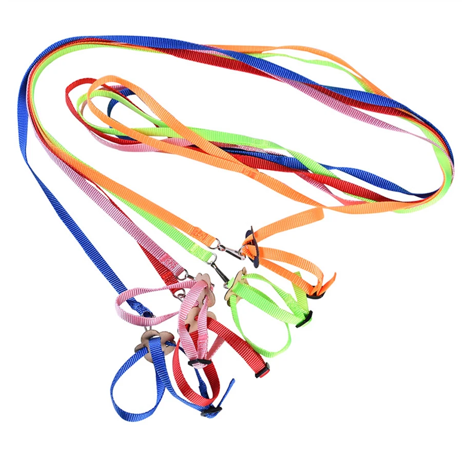 Adjustable 8-Shape Bird Harness and Leash for Parrots, Hamsters, Turtle, Lizard, Anti-Bite Flying Rope for Small Pets Outdoor Wa