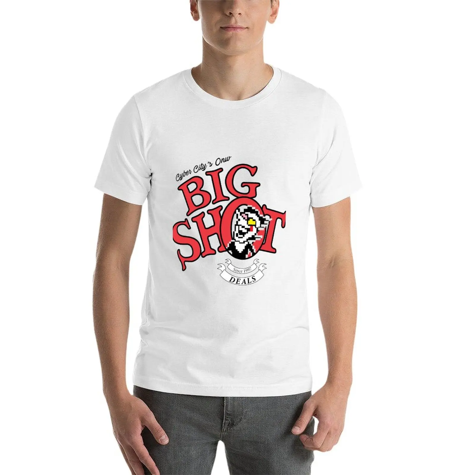 DRINK BIG SHOT!!! SODA T-Shirt boys whites quick-drying Men's t-shirts