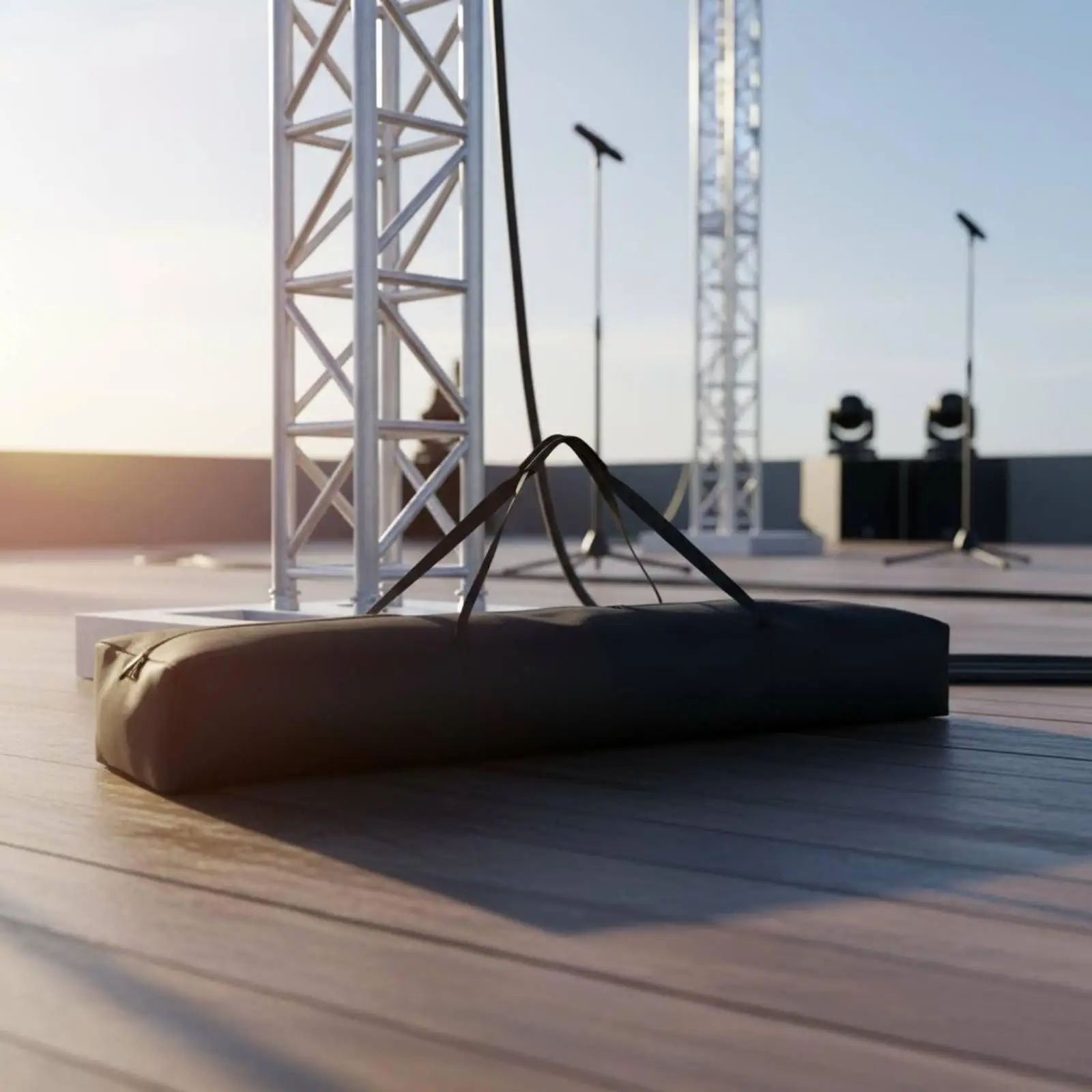 MIC Stand Bag Tripod Carrying Case Scratch Resistant Light Stand Bag Double Zipper Equipment Storage for Artists, Photographers,