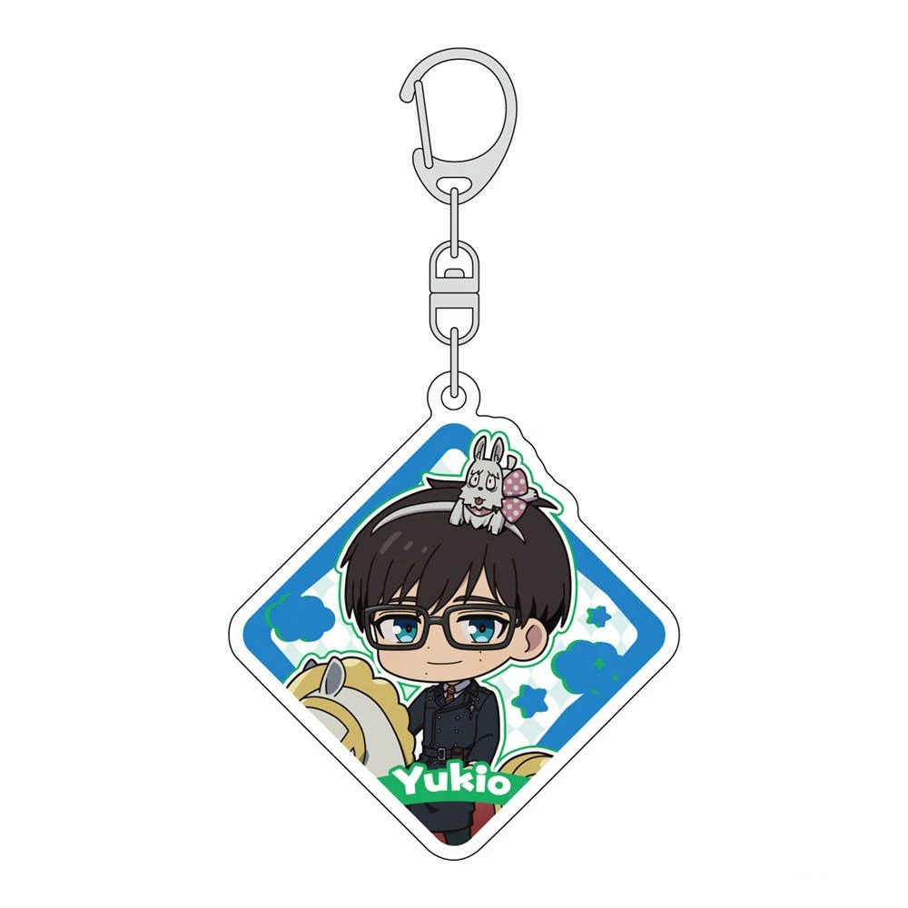 Anime Store Blue Exorcist: Shimane Illuminati Rin Yukio Shiemi Amusement Park Ver Acrylic Keychain Pendant Fans Gifts About 6cm