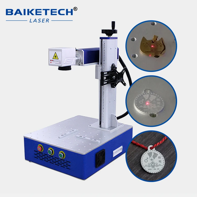 

TH-450 20W/30W/50W Raycus Desktop Fiber Laser Marking Engraving Machine for Metal Stainless Steel Copper Aluminum Plastic