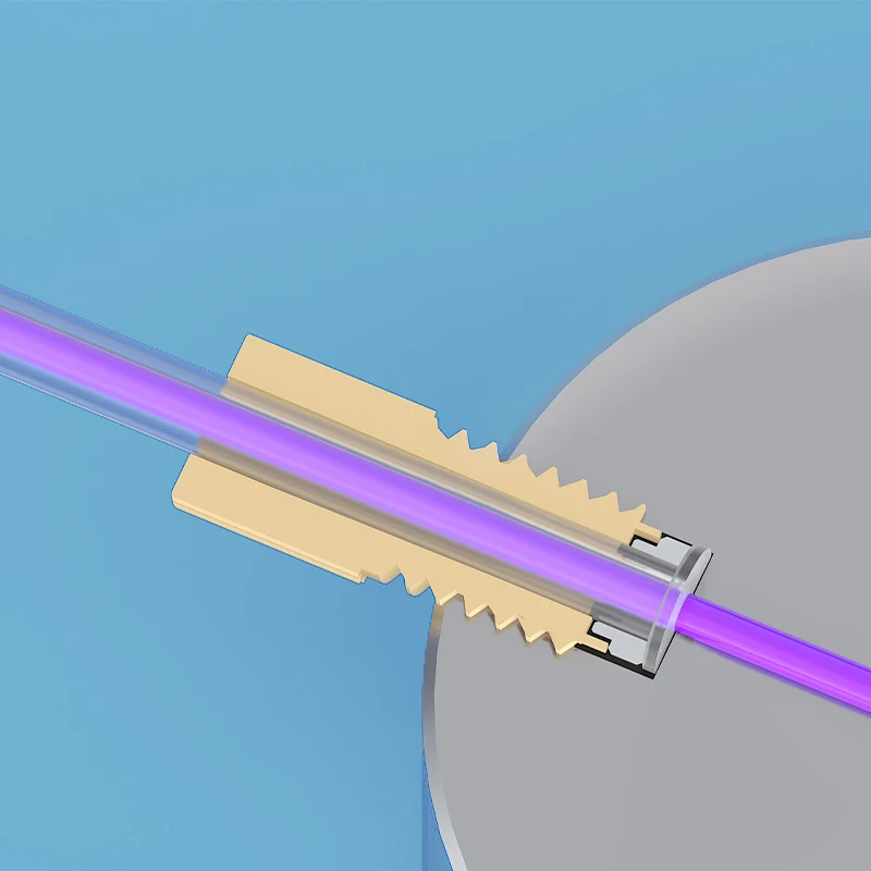 Uitra Mini PEEK Flanschlose/Flanschbeschläge