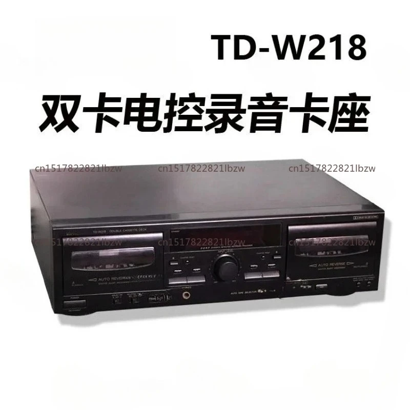 Dual Cassette Deck Recorder 2-Way Tape Deck Player with Auto Reverse Hi-Fi Stereo Sound Vintage Audio Equipment