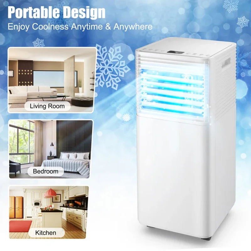 Smart 9000 BTU Portable Air Conditioner for 350 Square Feet with Remote Included