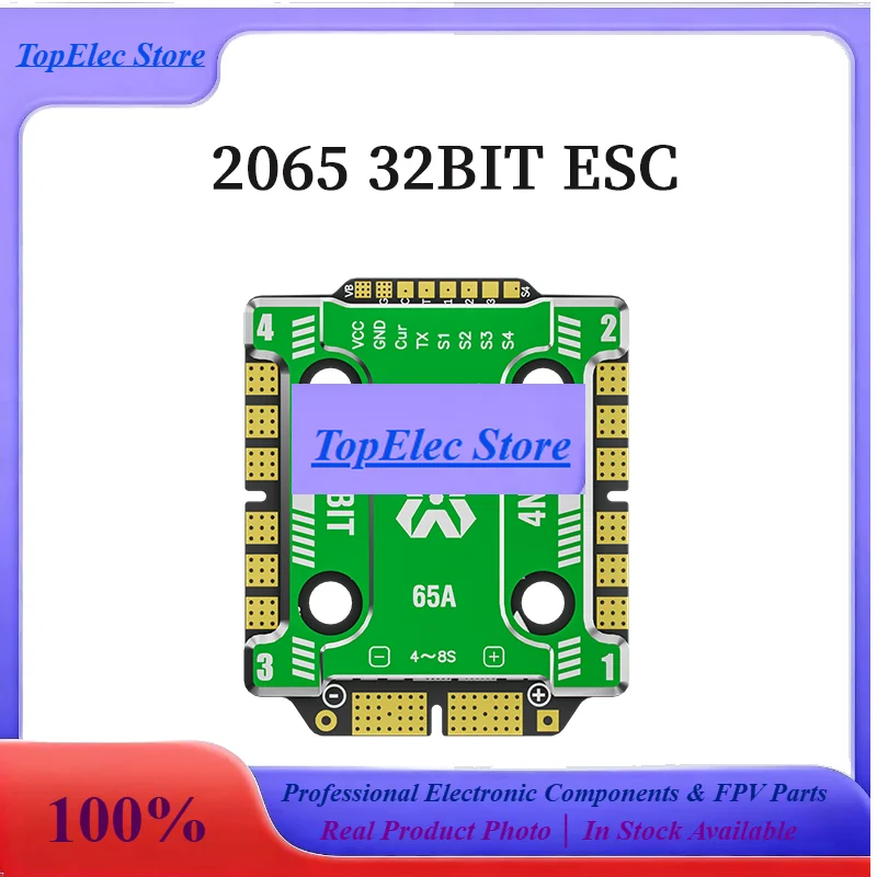 TopESsAocoda-rc 2065 Am32 32bit 65a Mini Esc 4-in-1 Fpv Remote Control Spare Parts