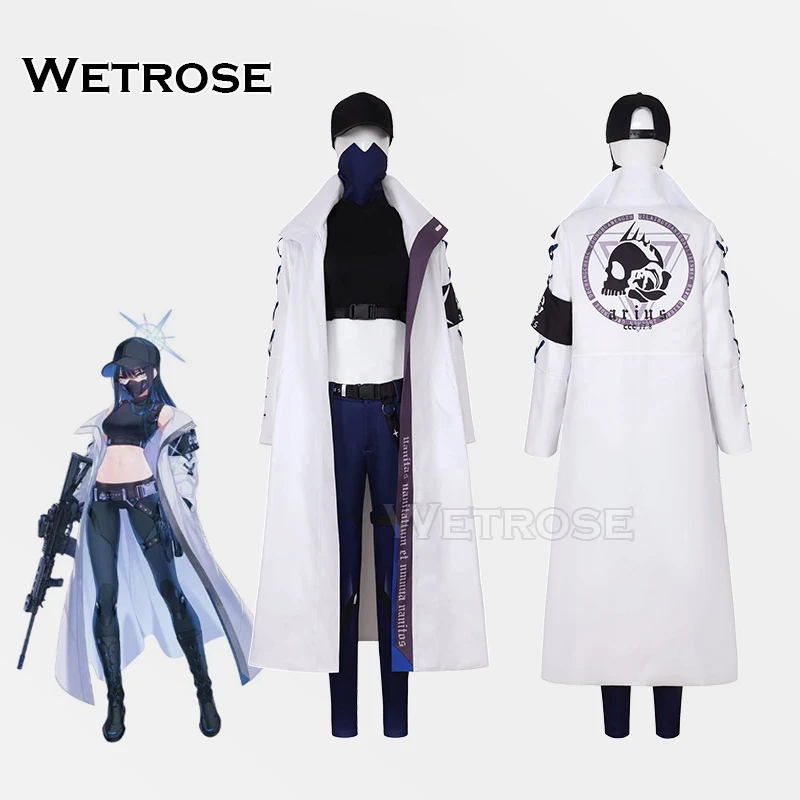 【Wetrose】متوفر في المخزون أزياء Joumae Saori التأثيرية أرشيف أزرق مجموعة كاملة من الشعر المستعار لعيد الهالوين وعيد الميلاد