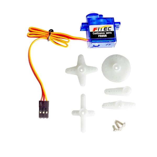 

Feetech FS90R 9G 360-градусный сервопривод с непрерывным вращением Мини-RC Сервопривод Комплект робота Raspberry Pi Автомобильный образовательный комплект Сервопривод
