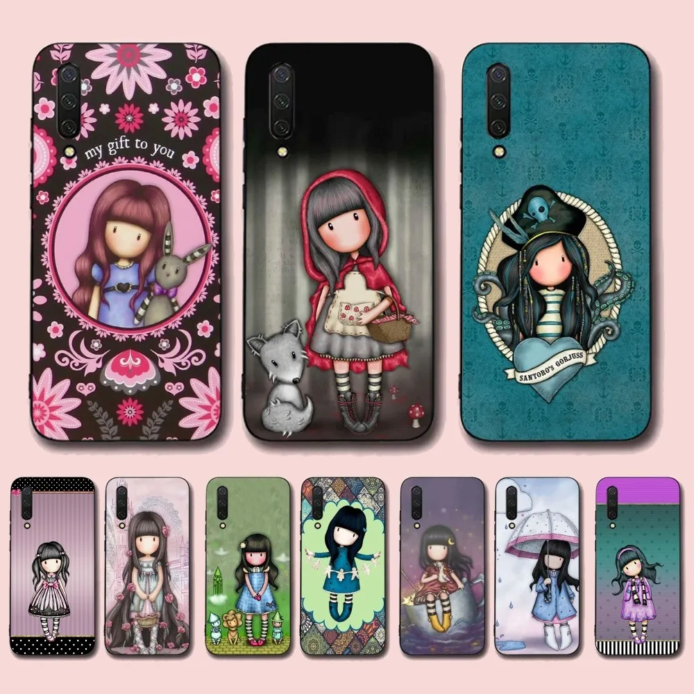 Santoro London Gorjuss Phone Case For Xiaomi Mi 5X 8 9 10 11 12 lite pro 10T PocoX3pro PocoM3 Note 10 pro lite