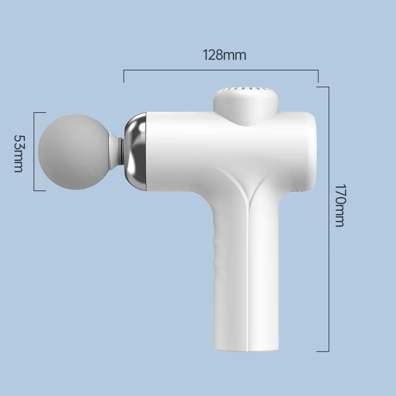 منشفة تدليك لاسلكية صغيرة محمولة ذات 4 رؤوس من الجيل الجديد مع تدليك قابل للتعديل مكون من 6 مراحل/آلة تدليك مضغوط ساخن