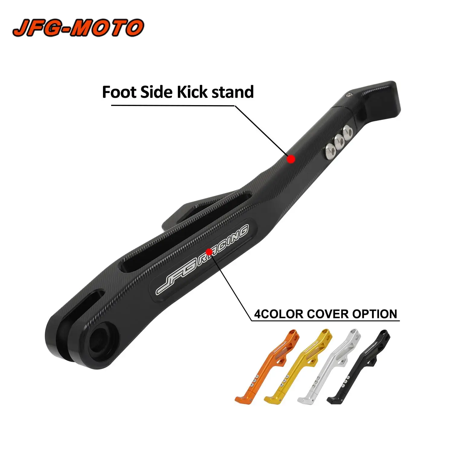 

CNC Foot Side Kick Stand Motorcycle Adjustable Kickstand For E ride Pro-SS 2.0 3.0 Electric Vehicle Dirt Bike Aluminum alloy