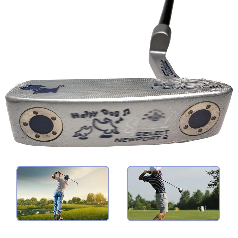 

2025 New Golf Putter Music Dog Right Handed Golf Clubs High Quality 32/33/34/35/36 Inches with Logo with Cover