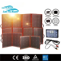 Flexible Foldable Solar Panel High Efficience Travel & Phone  Boat Portable 12V 80w 100w 150w 200w 300w   Kit