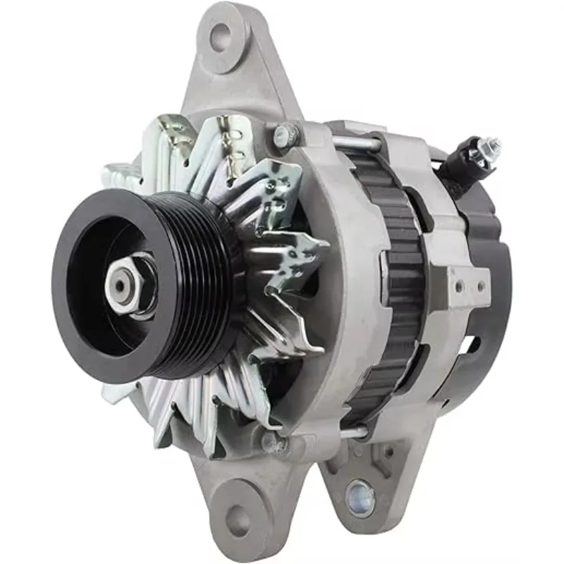 Premium Alternator 24 Volt 50 Amp Fits for Kobelco Excavator SK135SRLC D04FR Mitsubishi Dsl 8-98092-116-0 8-98092-116-1
