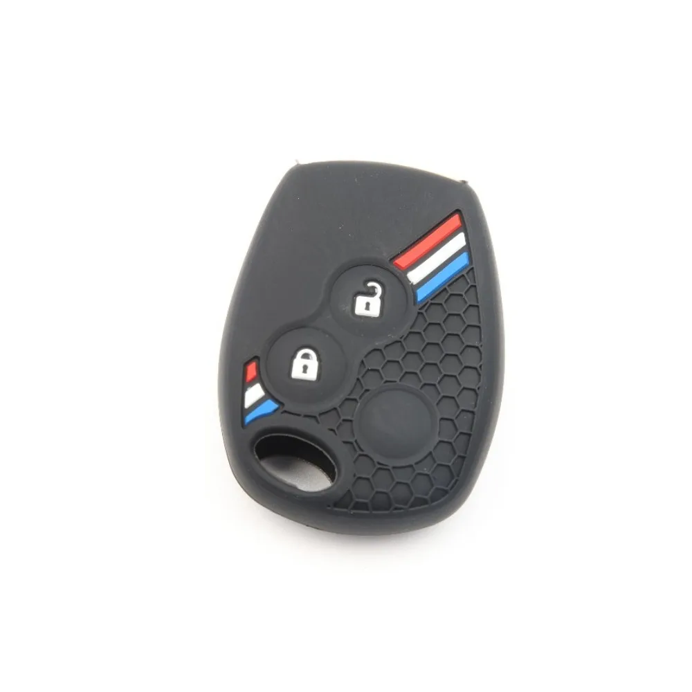 Silicone Car Remote Key Case Cap Cover Shell Fob for Renault Trafic Clio Duster Logan Dacia Sandero for Nissan Terrano Almera