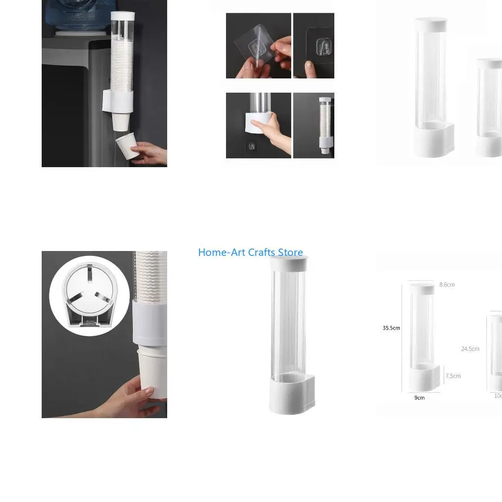 Y3NA Cup Dispenser Paper Water Disposable Automatic Remover Cups Holders for Hospital