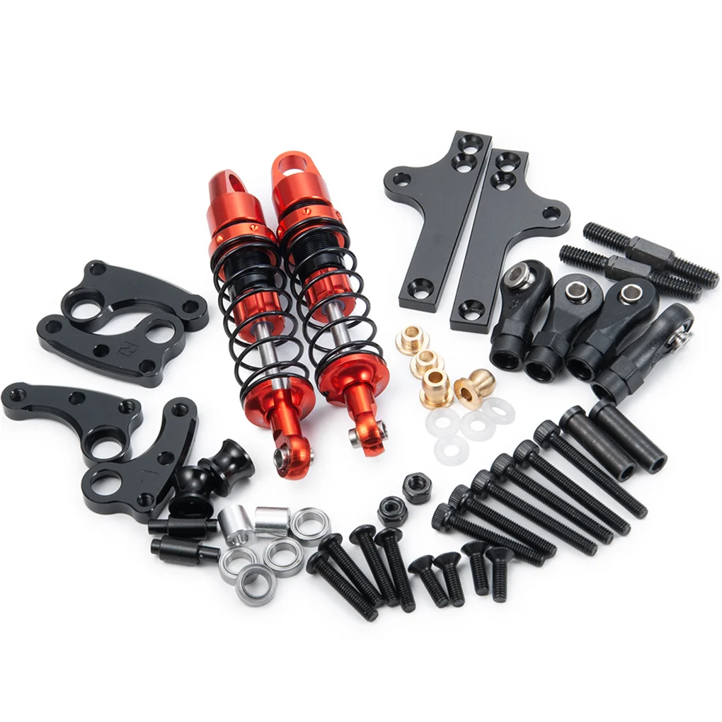 

RCGOFOLLOW 1/10 RC Car Metal Shock Absorber Cantilever Suspension Set For Axial SCX10 I II 90046 TRX-4 TRX4 Upgrade Parts