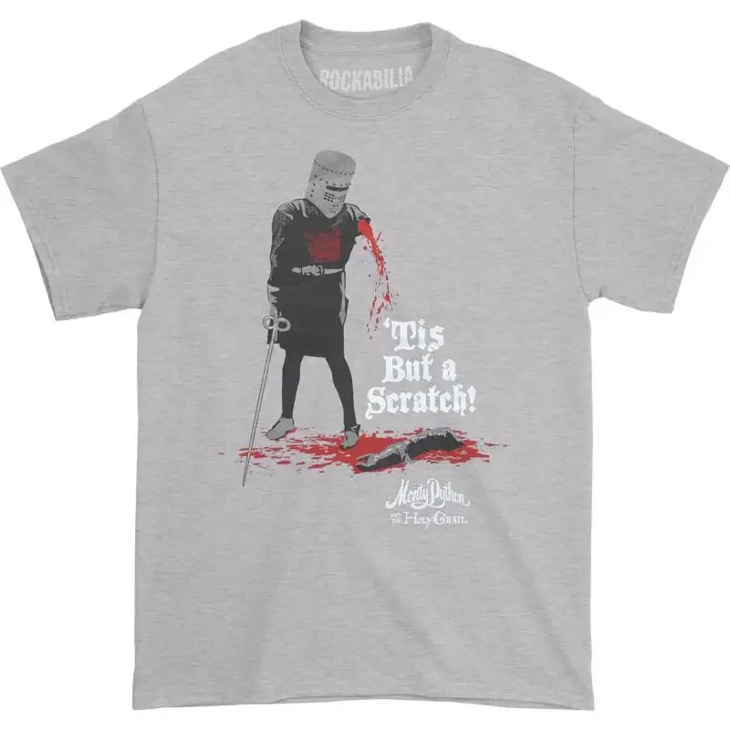 Men's Monty Python Tis But A Scratch T shirt XX Large Grey