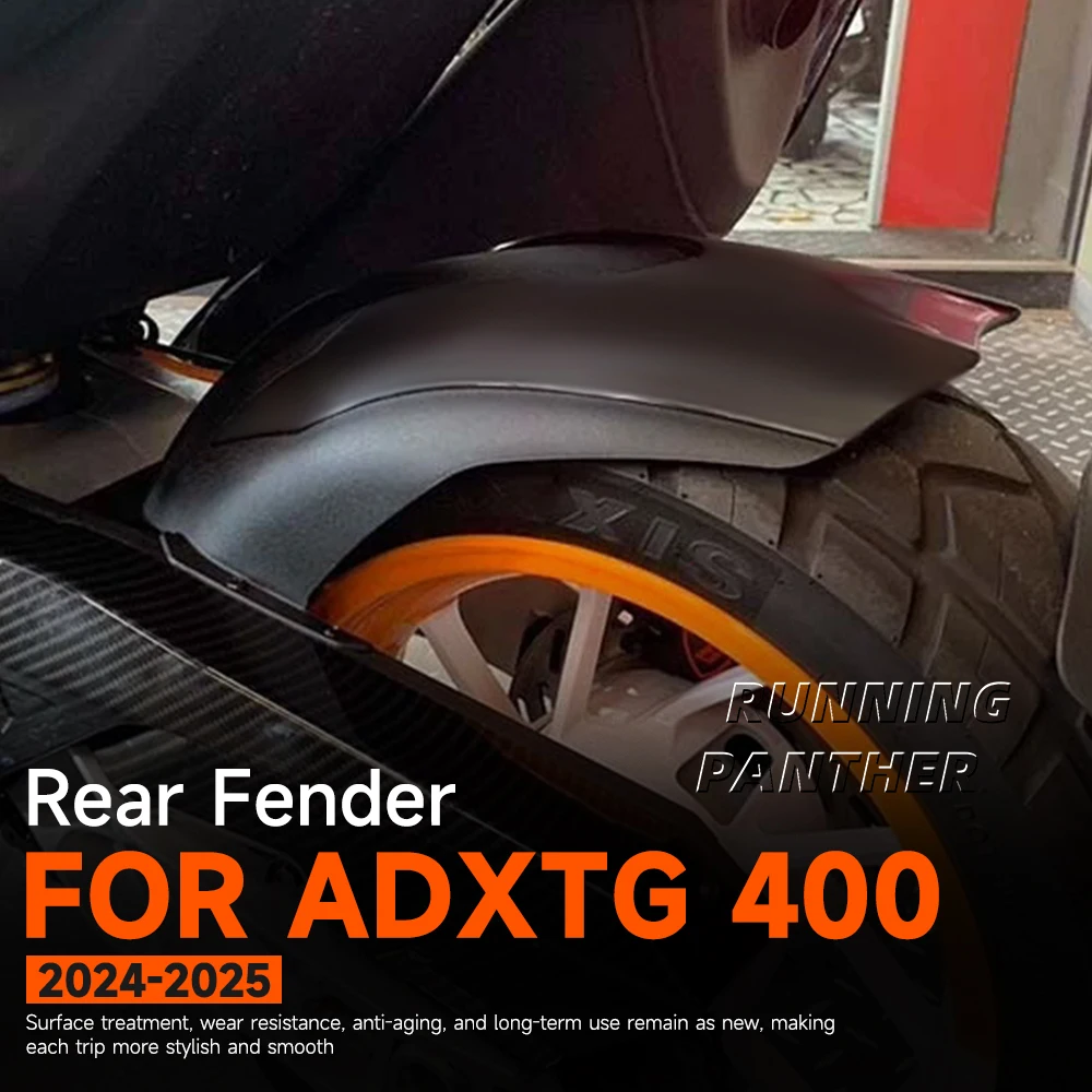 

FOR SYM ADXTG 400 ADXTG400 2024-2025 Motorcycle Rear Wheel Extended Fender Splash Protector Rear Tire Extension Hugger Mudguard