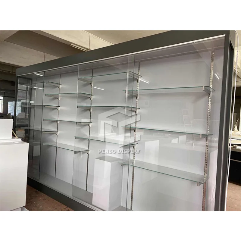 2025customized.Aluminum frame multi-color choice museums glass display showcase/museums glass display cabinet