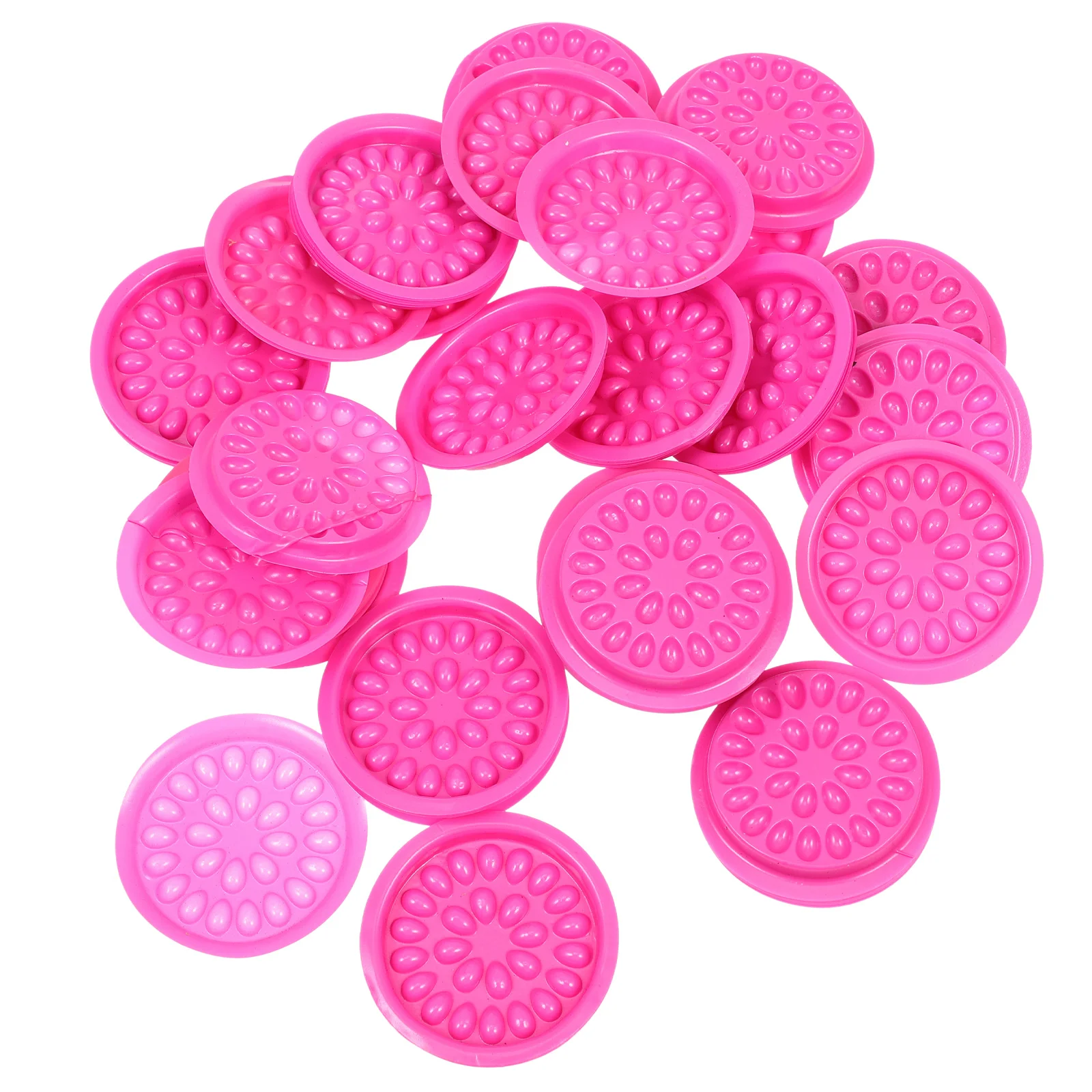 100 個まつげエクステンションプレート PVC 接着剤遅延ホルダー安定した溝のデザインで効率的なまつげの適用が可能美容サロンツールキット