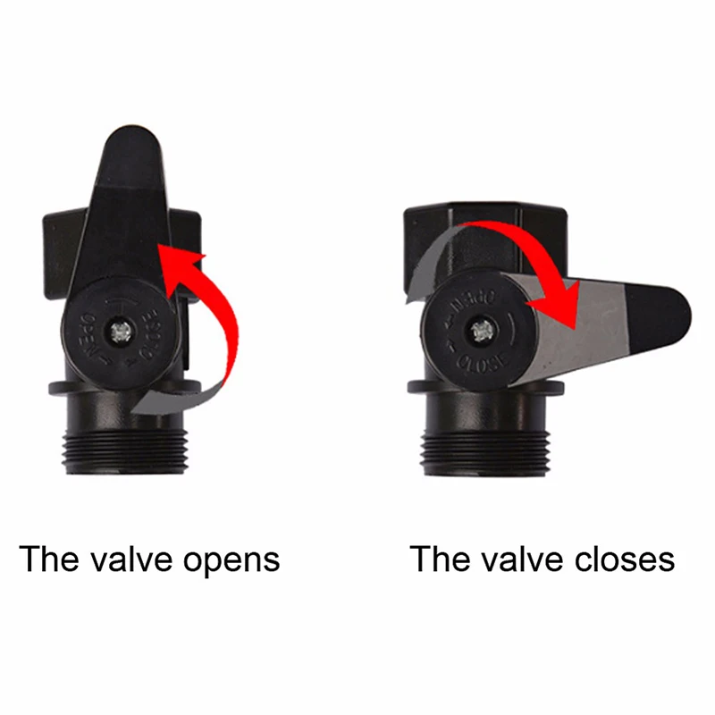 3/4 inch male and female threaded connector block switch homebrew pipe fittings plastic garden tools