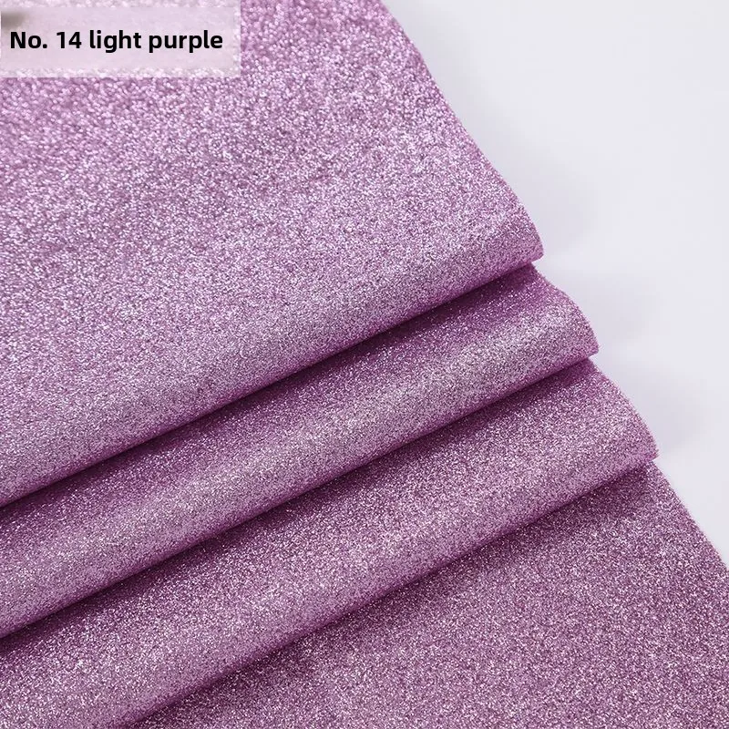 Glitter Foil Hot-stamped Fabric All-over for DIY Sewing Stage Decoration Background Arrangement Designer Cloth Material By Meter