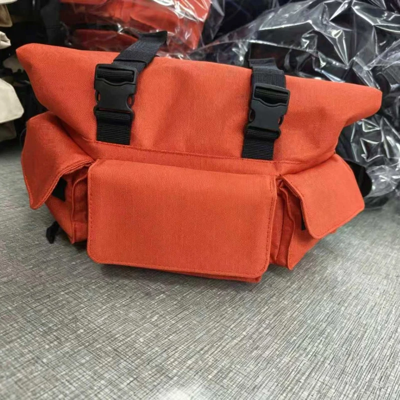 Motorcycle Waist Bag / Water Resistant Waist Bag / Multi Pocket Fanny Pack / Cycling  Crossbody Storage Bag