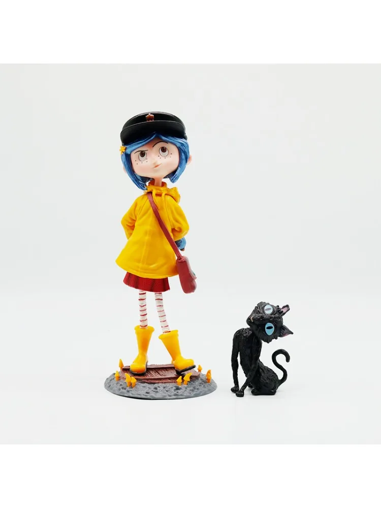 20cm Coraline Figur Coraline & The Secret Door Figuren Wybie Actionfigur PVC-Statue Modellpuppe Dekoration Spielzeug Geburtstagsgeschenk