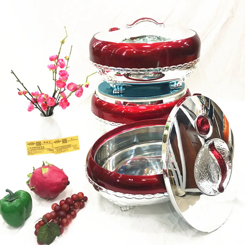 Set insulated box thin foot insulated box 3PCS container metal lunch box insulated lunch boxes