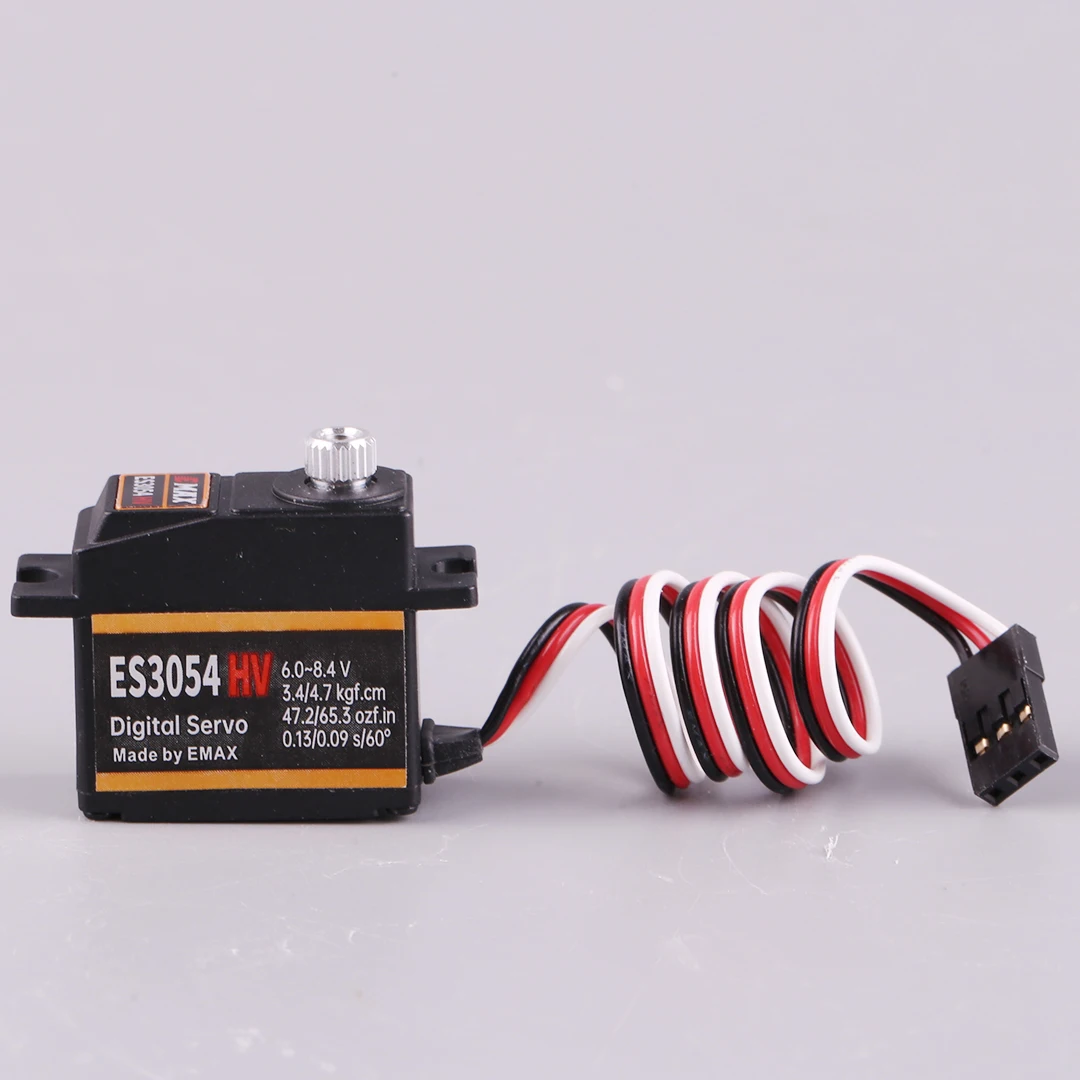 

EMAX ES3054 HV Высоковольтный цифровой сервопривод с металлическими зубьями 21 г Модель самолета Сервер самолета с фиксированным крылом