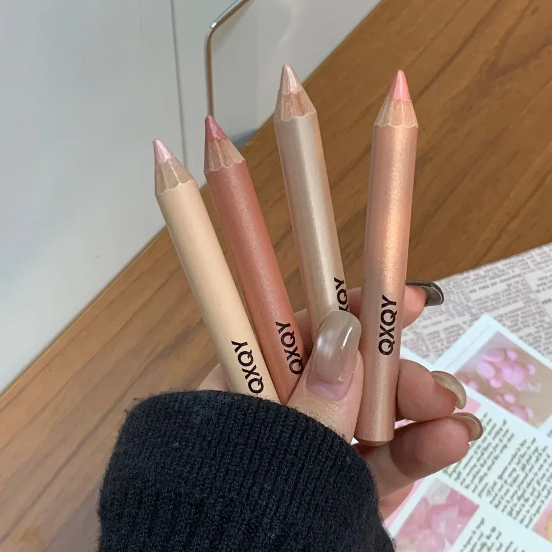 QXQY 3D Unter-Augen-Highlighter-Stift Wasserfest Verwischungsfest Langanhaltend Multifunktionaler Eyeliner Aufhellender Aegyo Sal Make-up-Stift – Detail 4