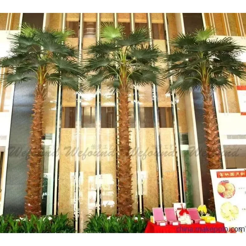 Eco Friendly Outdoor LED Palm Tree Decoration for Outdoor Use Artificial Palmas Tree