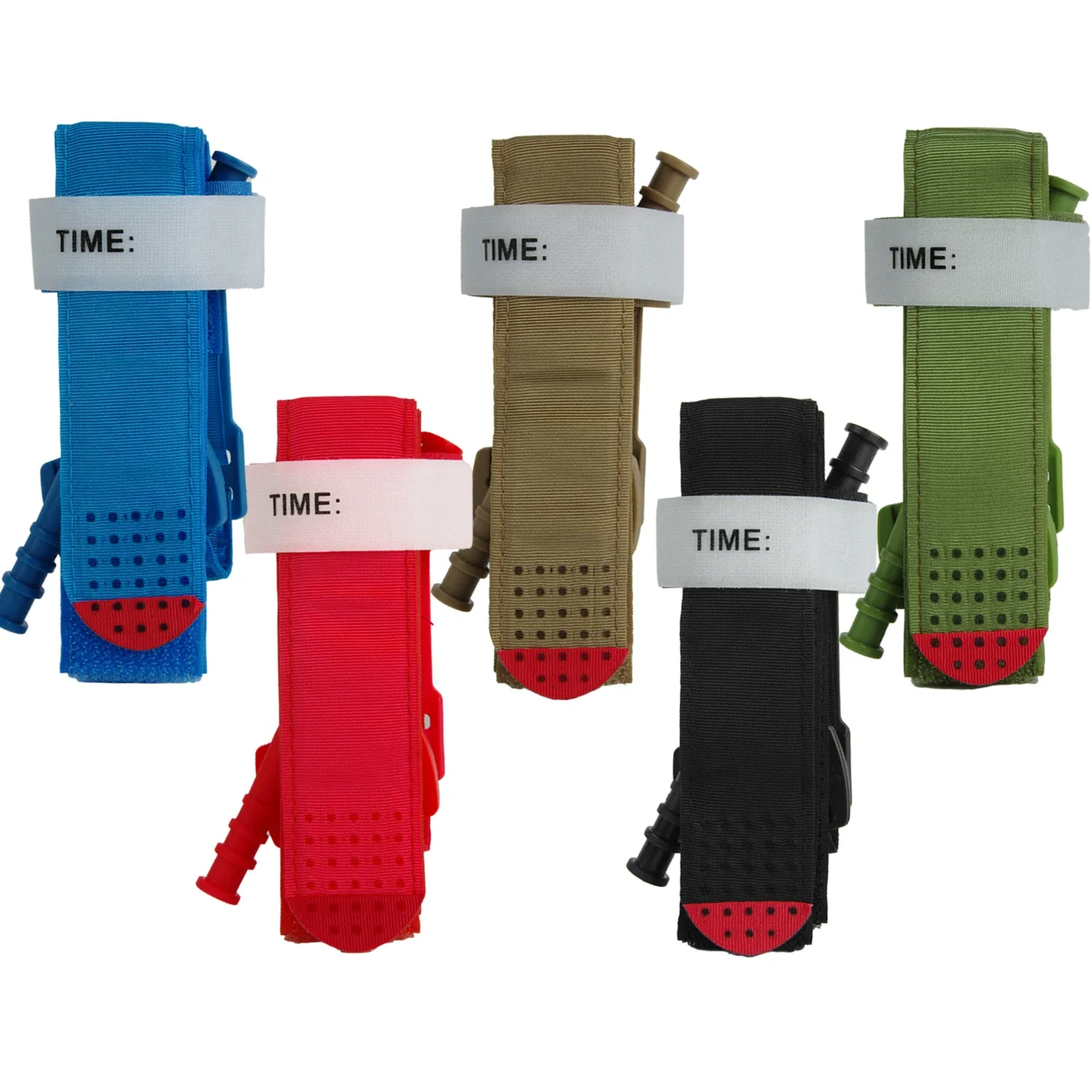 Torniquete CAT azul/rojo/caqui/negro, torniquete táctico militar de supervivencia para exteriores, torniquete giratorio para primeros auxilios, emergencia médica, 1 ud.
