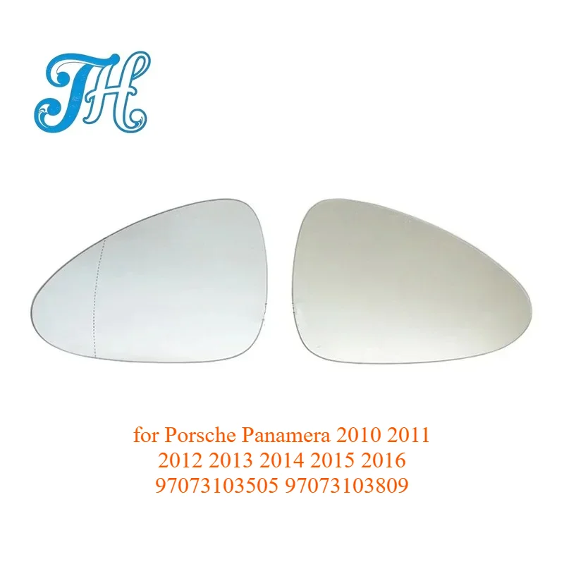 Replacement Left Right Heated Rear Mirror Glass for Porsche Panamera 2010 2011 2012 2013 2014 2015 2016 97073103505 97073103809