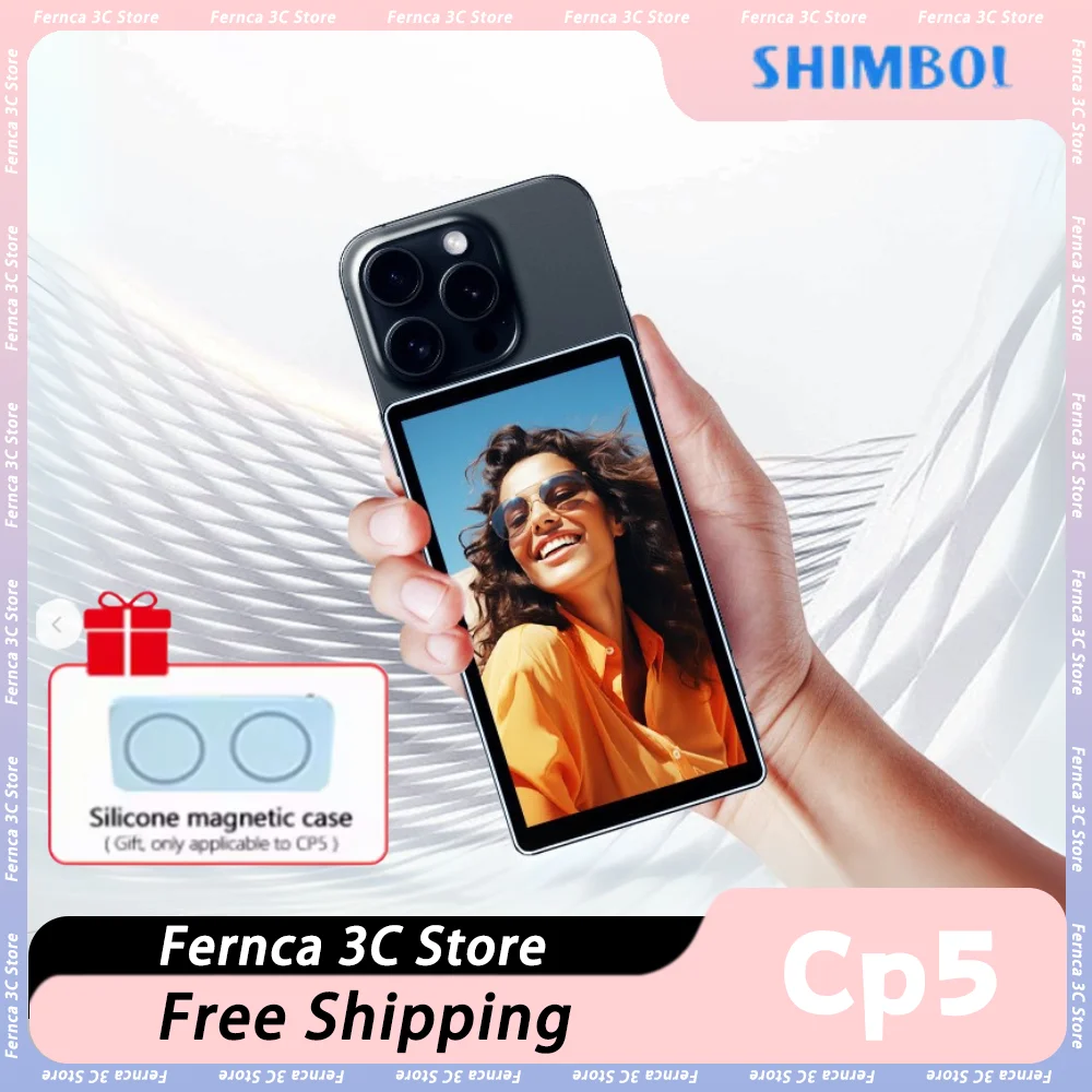 SHIMBOL CP5 Phone Vlog Selfie Monitor Screen Phone Rear Camera For Live Stream Tiktok Compatible With Iphone Android Custom Gift