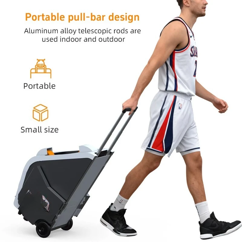 Basketball Shooting Machine Shot Trainer and Automatic Rebounder for Home