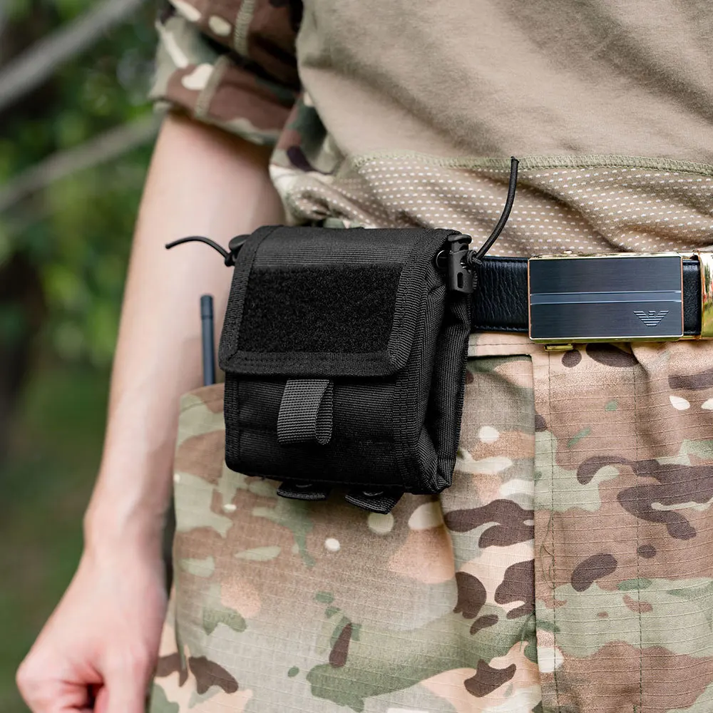 

Hiking And Camping Utility Storage Pouch Outdoor Tactical MOLLE Quick Fold Water Bottle Bag Multi-Functional Waist Bag