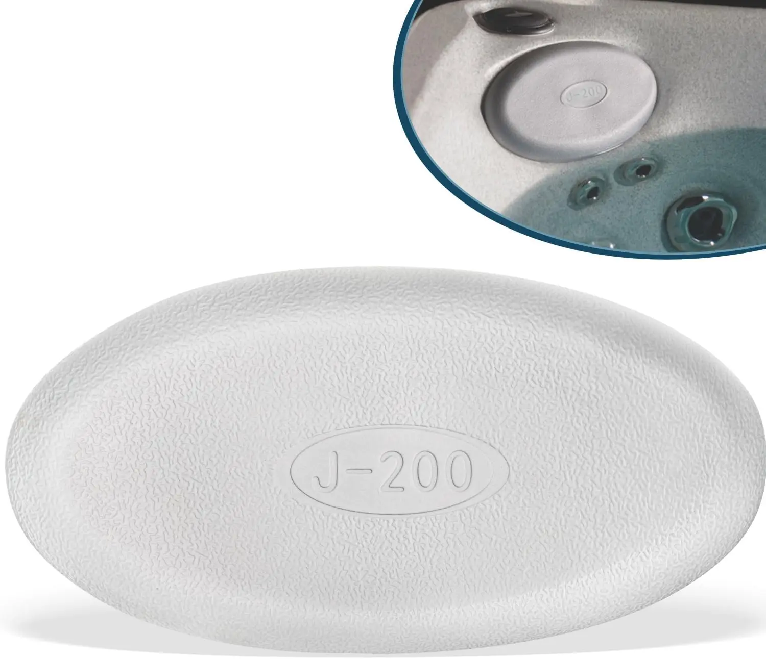 MX 2472-828 Gray Snap in Pillow for Jacuzzi 2008 to Current J-200 Series Spas & Select J-100 Model, Replace # 6455-457