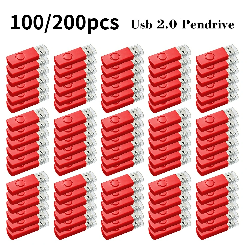 100/200PCS custom Pen Drive High Quality 1GB 2GB 4GB 8GB 16GB 32GB 64GB Usb Stick2. 0 memoria stick memory Flash Drive Pendrive